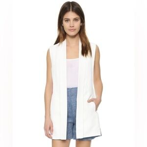 CLUB MONACO Palmisa Linen Blend Vest sz XS